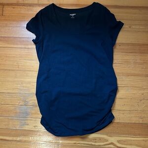 Old Navy Maternity Women's Navy Blue Short Sleeve Tee